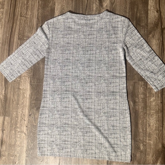 Nicole‎ Miller Gray and black Long Sleeve Dress - Picture 9 of 11